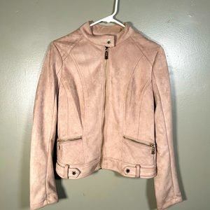 Faux suede jacket